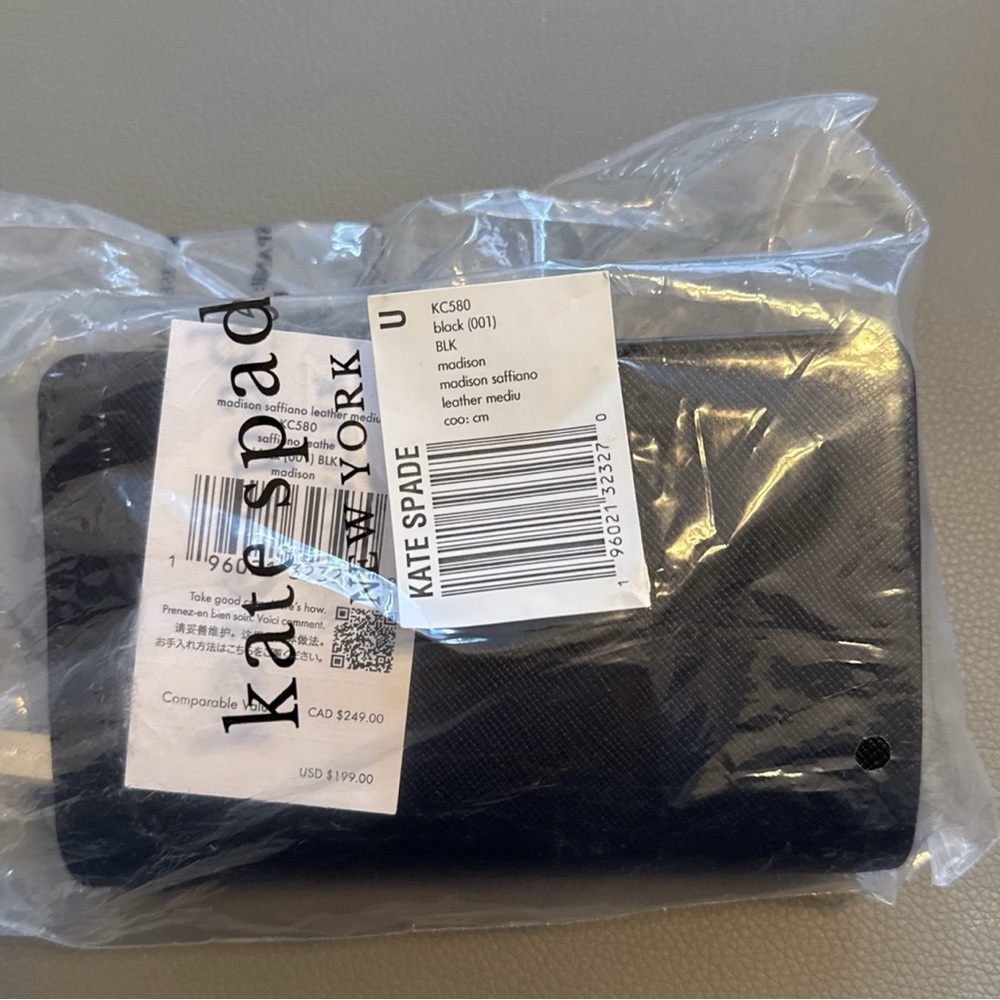 kate spade Black Wallet